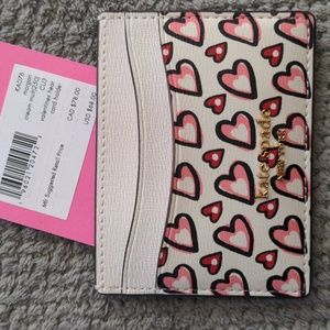Brand new Kate Spade Heart Card Holder